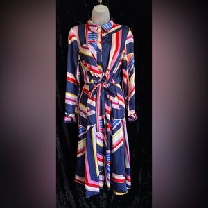 Colorful Striped Dress